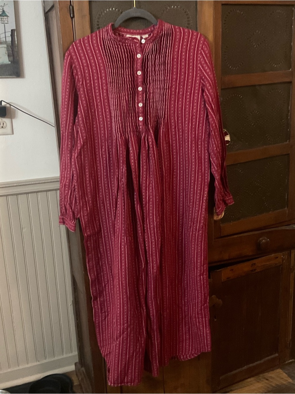 L.L. Bean Cotton Flannel Nightgown M
